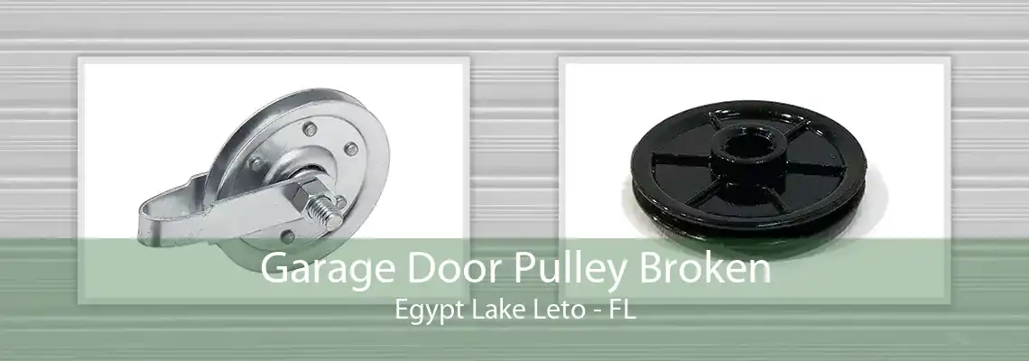 Garage Door Pulley Broken Egypt Lake Leto - FL