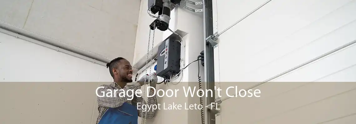 Garage Door Won't Close Egypt Lake Leto - FL